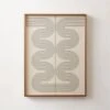 'Gia Ll' Screen Printed Wall Art In Brass Frame 18"x24" -Home Decor Sale Gia218x24inBsGllyFmUmdSHS22