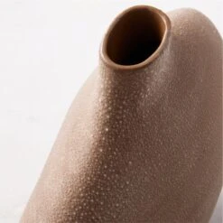 Haute Tan Ceramic Vase Short 10 Haute Tan Ceramic Vase Short -Home Decor Sale HauteTanShortVaseAVSHS23