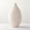 Haute Warm White Ceramic Vase Tall -Home Decor Sale HauteWhiteTallVaseSHS23