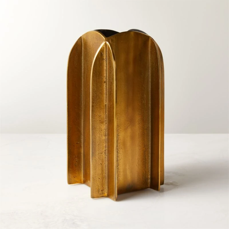 Hinge Bronze Cast Aluminum Vase 3 Hinge Bronze Cast Aluminum Vase