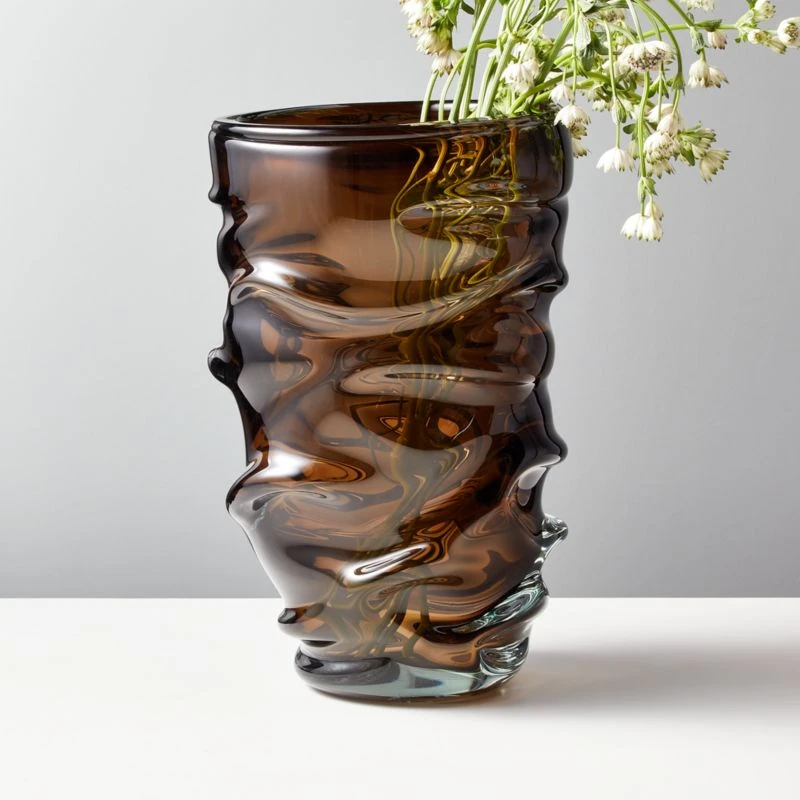 Jacqueline Brown Handblown Glass Vase 4 Jacqueline Brown Handblown Glass Vase - Image 2