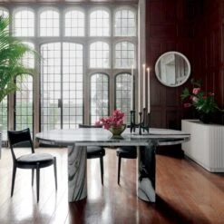 Cinq Black Multi Taper Candle Holder -Home Decor Sale JuliusMarbleDiningTableBCAG21 1x1