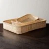 Den Woven Natural Rattan Storage Baskets Set Of 3 2 Den Woven Natural Rattan Storage Baskets Set Of 3 -Home Decor Sale KMDenWovenNaturalBsktsS3SHS21