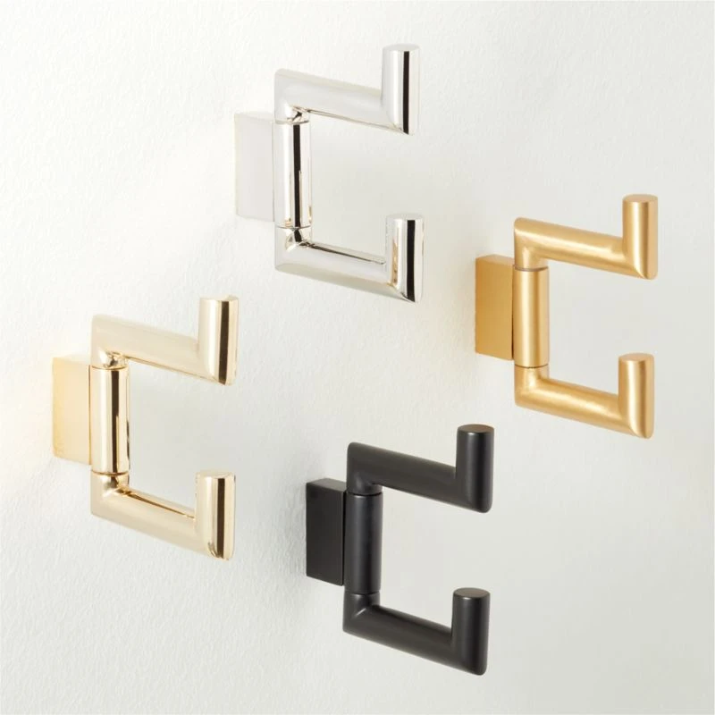 Kela Unlacquered Brass Swivel Hook 7 Kela Unlacquered Brass Swivel Hook - Image 5