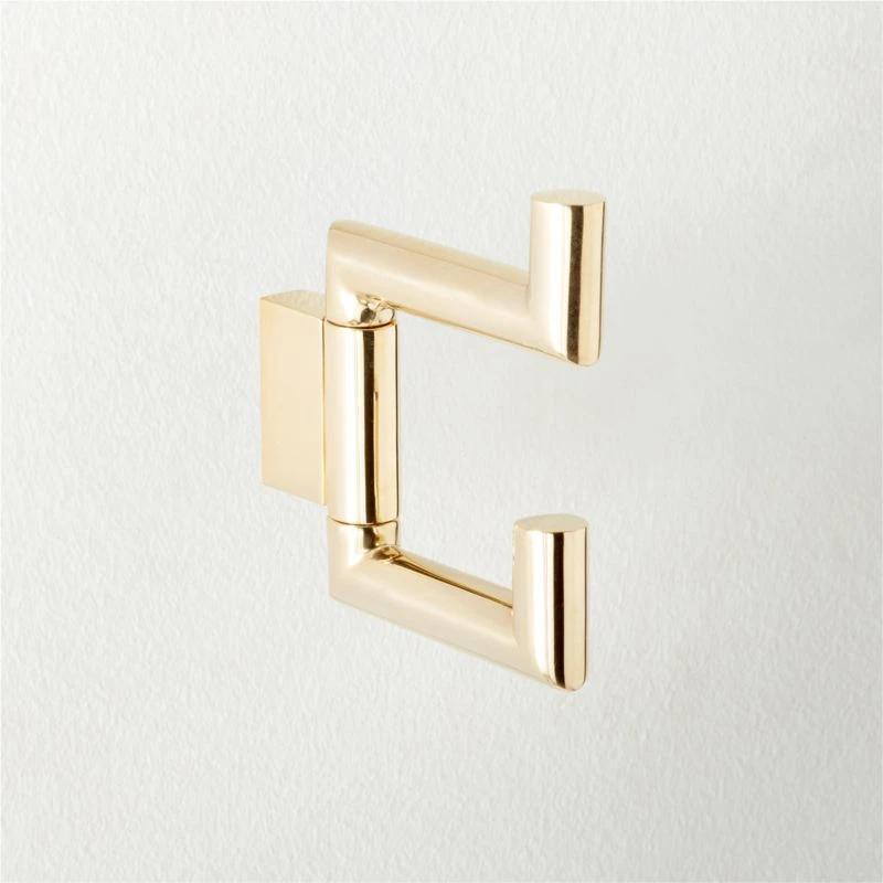 Kela Unlacquered Brass Swivel Hook 3 Kela Unlacquered Brass Swivel Hook