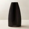 Kinsale Black Teak Wood Vase -Home Decor Sale KinsaleBlackTeakVaseSHF23
