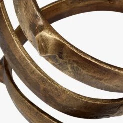 Lasso Brass Spiral Sculpture -Home Decor Sale LassoBrassSpiralObjectAVS20
