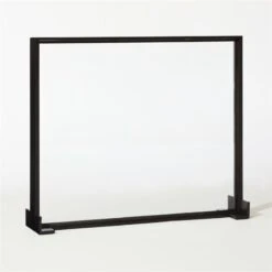 Ledge Glass Fireplace Screen -Home Decor Sale LedgeGlssFirePlaceScreenF20