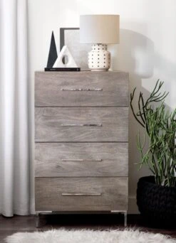 Conway Rectangular Black Cotton Storage Basket Small -Home Decor Sale LinkAcaciaTallChestJL19