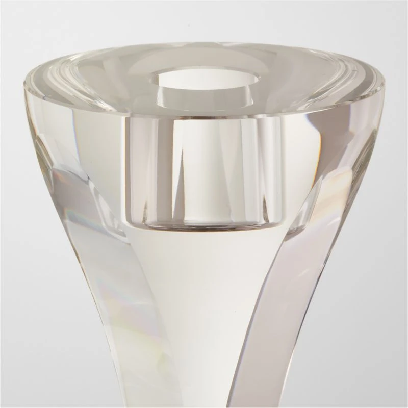 Lume Crystal Taper Candle Holder Large 7 Lume Crystal Taper Candle Holder Large - Image 5