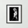 'Madonna In Wembley' Photographic Print In Black Frame 17.75"x21.75" 1 'Madonna In Wembley' Photographic Print In Black Frame 17.75"x21.75" -Home Decor Sale MadonnaWbyBk17p75x21p75SSF23 3D