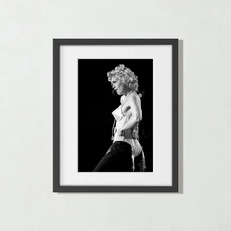 'Madonna In Wembley' Photographic Print In Black Frame 17.75"x21.75" 3 'Madonna In Wembley' Photographic Print In Black Frame 17.75"x21.75"