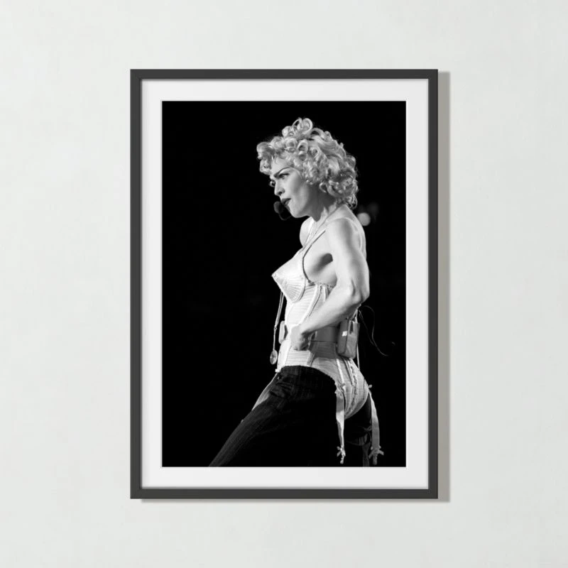'Madonna In Wembley' Photographic Print In Black Frame 17.75"x21.75" 4 'Madonna In Wembley' Photographic Print In Black Frame 17.75"x21.75" - Image 2
