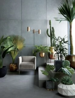 Potted Faux Cardón Cactus 5' -Home Decor Sale MaraisShadowGreyVelvetArmchairJN19