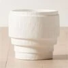 Marram Ribbed White Indoor Planter Small 2 Marram Ribbed White Indoor Planter Small -Home Decor Sale MarramWhitePlanterLrgAV2SHF23