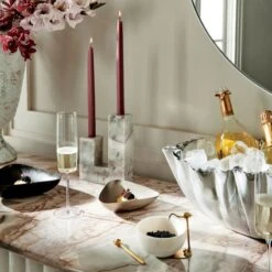 Miles Marble Serving Bowl -Home Decor Sale MelBowlJulietOpticFB21 1x1