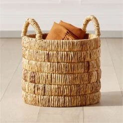 Milos Handwoven Storage Basket Medium -Home Decor Sale MilosBasketMediumROS21