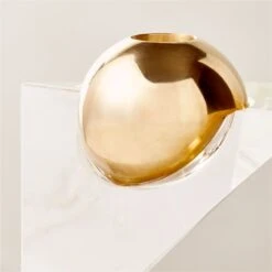 Newton Crystal Glass Ball Taper Candle Holder -Home Decor Sale NewtonGlassBallTprHolderAVSHF23