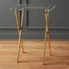 Novo Acrylic Folding Table -Home Decor Sale NovoAcrylicFoldingTableSHF16