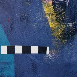 'Obsidian And Sage' Mixed Medium Reproduction By Keren Toledano 49''x61'' -Home Decor Sale ObsidianAndSage49x61AV2SHF22