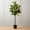 Faux Potted Fiddle Leaf Fig 7' 1 Faux Potted Fiddle Leaf Fig 7' -Home Decor Sale PottedFiddleLfFig7ftBlkPotSHS19