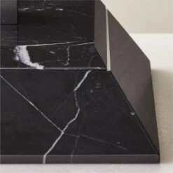 Pyramid Black Marble Box -Home Decor Sale PyramidBlkMarbleBoxAV2SHF22