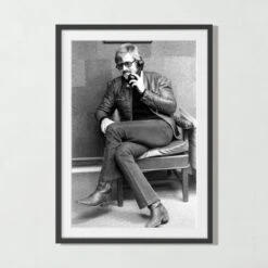 'Redford On The Line' Photographic Print In Black Frame 17.75''x21.75'' -Home Decor Sale RedfordontheLineBF39p5x28p5SSS23 3D