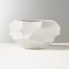 Renata White Porcelain Indoor Planter Small -Home Decor Sale RenataLowWhitePlanterSHS21