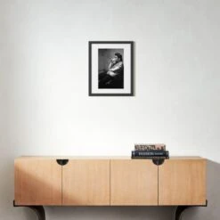 'Elvis Presley In Dayton' Photographic Print In Black Frame 17.5"x21.5" -Home Decor Sale SEElvisPresleyBk17p5x21p5S22 3D