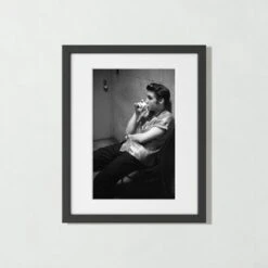 'Elvis Presley In Dayton' Photographic Print In Black Frame 17.5"x21.5"