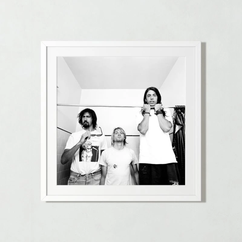 'Nirvana In LA, 1991' Photographic Print In Black Frame 17.5" 4 'Nirvana In LA, 1991' Photographic Print In Black Frame 17.5" - Image 2