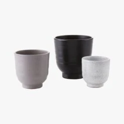 Santino Terracotta Indoor Planter Set Of 3 -Home Decor Sale SantinoPlantersS3F19