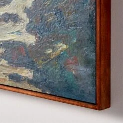 'Seascape In Green' Framed Oil Painting Reproduction 37''x25'' -Home Decor Sale SeascapeInGreen37x25inAV2SHF22