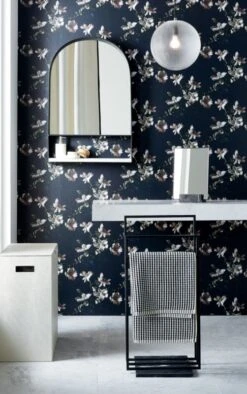 Ivory Shagreen Hamper -Home Decor Sale ShagreenHamperBlackMarbleAG19