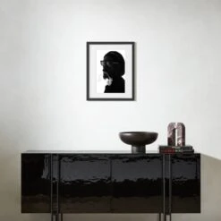 'Snoop Dogg' Photographic Print In Black Frame 17.75"x21.75" -Home Decor Sale SnoopDoggBk17p75x21p75SHF23 3D