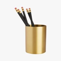 Solid Brass Studio Pencil Cup -Home Decor Sale SolidBrassStudioPencilCupAVF17
