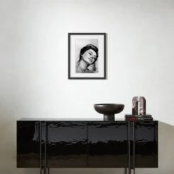 'Sophia Loren Relaxes, 1961' Photographic Print In Black Frame 17.75"x21.75" -Home Decor Sale SophiaLorenBk17p75x21p75SHF23 3D