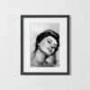 'Sophia Loren Relaxes, 1961' Photographic Print In Black Frame 17.75"x21.75" -Home Decor Sale SophiaLorenBk17p75x21p75SSF23 3D