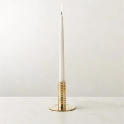 Spencer Brass Taper Candle Holder Small -Home Decor Sale SpencerBrsTaperHolderSmROF23