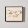 'Studies Of A Reclining Female Nude I' Framed Reproduction By Abraham Bloemaert 22''x18'' -Home Decor Sale StdsOfARclgFmlNdI22x18inSHF22