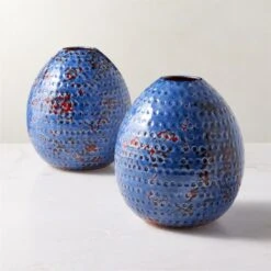 Steele Round Blue Vase -Home Decor Sale SteeleVaseAV2SHS23