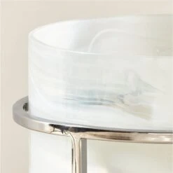 Syd Small Glass Planter With Stand -Home Decor Sale SydSmGlassPlanterWStandAVSHF22