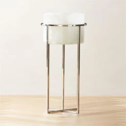 Syd Small Glass Planter With Stand