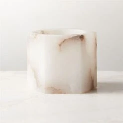 Talia Alabaster Tealight Candle Holder