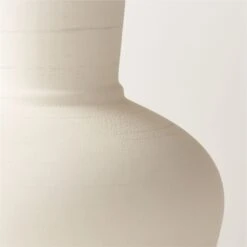 Valo Matte White Ceramic Vase -Home Decor Sale ValoWhiteVaseAVSHF22
