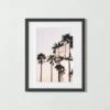 'Venice Hoops' Photographic Print In Black Frame 17.75"x21.75" -Home Decor Sale VeniceHoopsBk17p75x21p75SSF23 3D