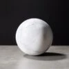 White Marble Sphere Object -Home Decor Sale WhiteMarbleSphere4inSHS18