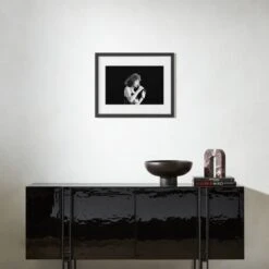 'Whitney' Photographic Print In Black Frame 21.75"x17.75" -Home Decor Sale WhitneyBlk21p75x17p75SHF23 3D