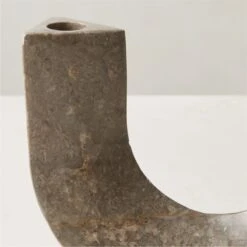 Xavier Grey Marble Taper Candle Holder -Home Decor Sale XavierMrblTaperHolderAVSHF23