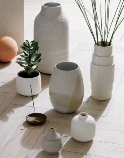 Potted Faux Succulent 14" -Home Decor Sale burlapwhitevaseACJN18